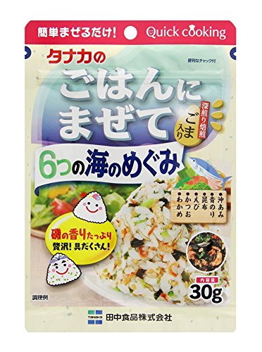 megumiお値段交渉します細切れ300g✖︎6皮300gふりかけ200✖︎3 Amazon.co.jp: 田中食品 ごはんにまぜて 6つの海のめぐみ 30g×10個